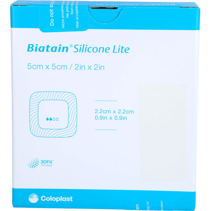 Biatain Silicone Lite Schaumverband 5 x 5 cm, 5 St. Verband