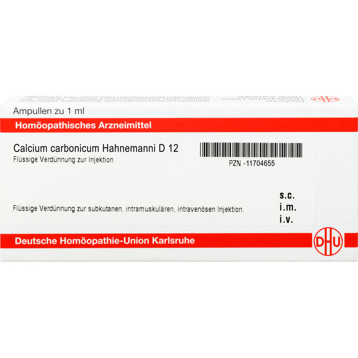 Calcium carbonicum D12 DHU Ampullen Hahnemanni, 8 St. Ampullen