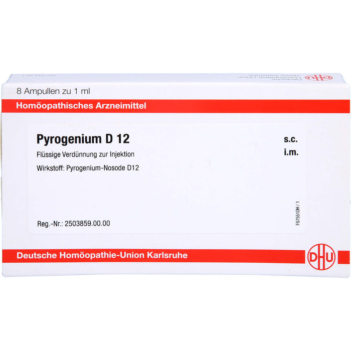 Pyrogenium D12 DHU Ampullen, 8 St. Ampullen