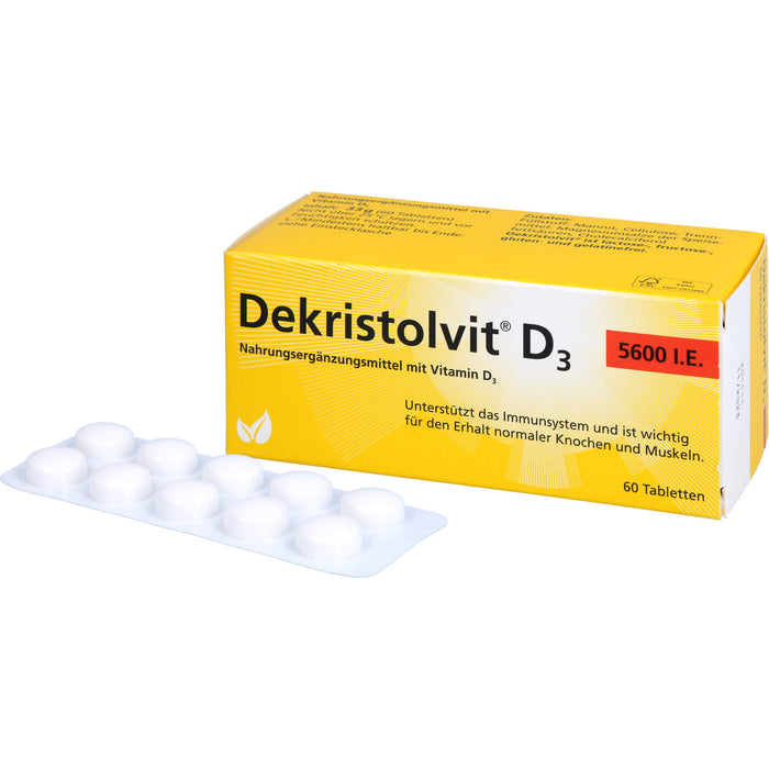 Dekristolvit D3 5600 I.E. Tabletten, 60 St. Tabletten