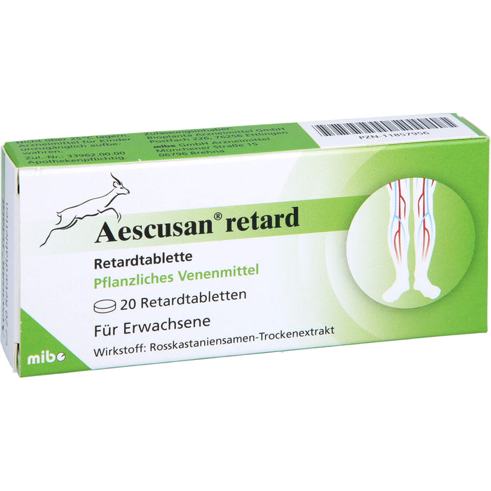 Aescusan retard, Retardtabletten, 20 St RET