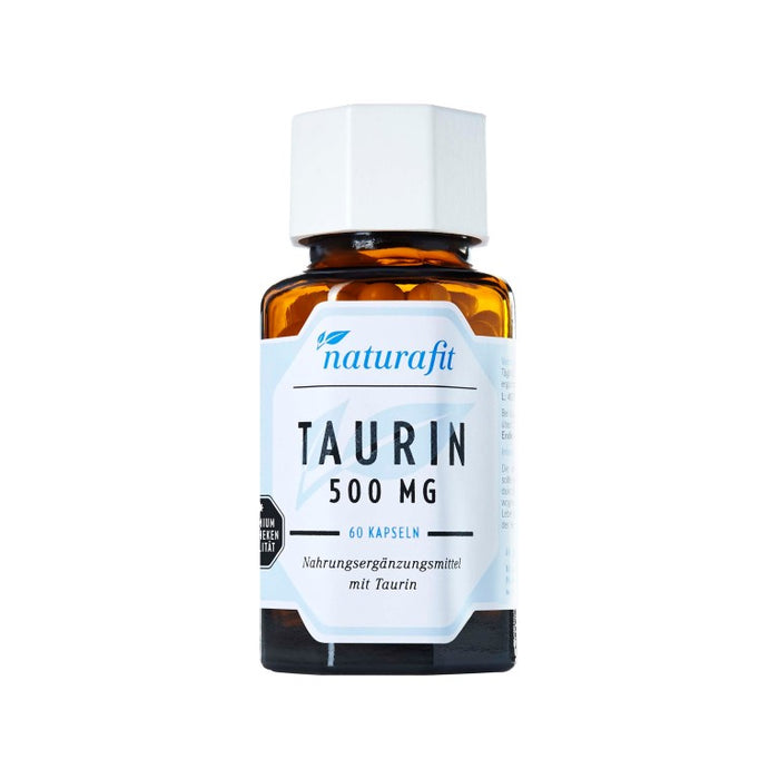 naturafit Taurin 500 mg Kapseln, 60 St. Kapseln