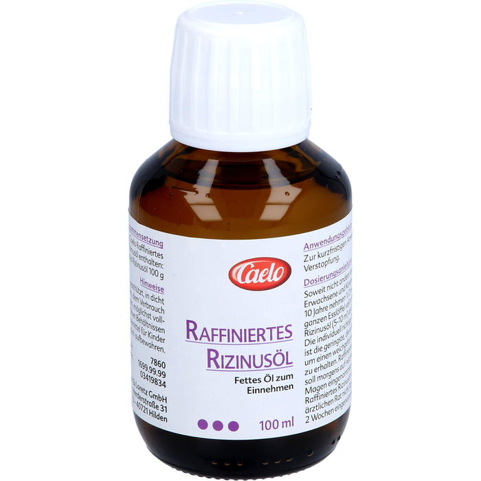 Caelo Raffiniertes Rizinussöl, 100 ml Oil