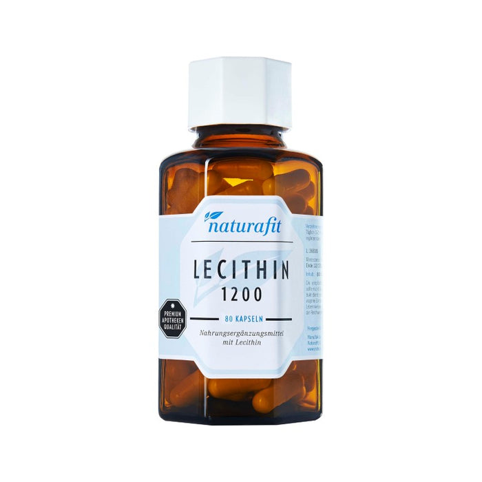 naturafit Lecithin 1200 Kapseln, 80 St. Kapseln