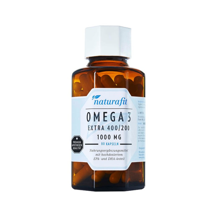 naturafit Omega 3 Extra 400/200 Kapseln, 80 St. Kapseln