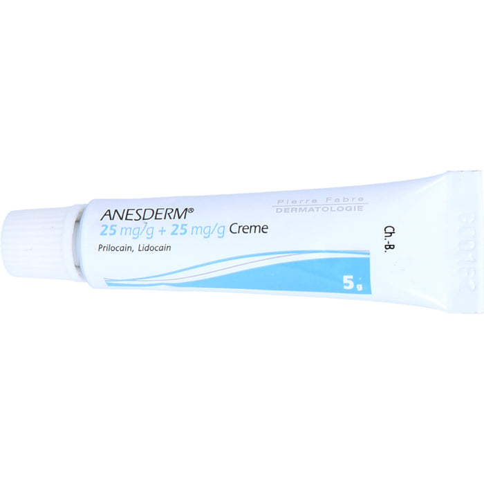 ANESDERM Set Creme Tuben sowie Pflaster, 25 g Creme