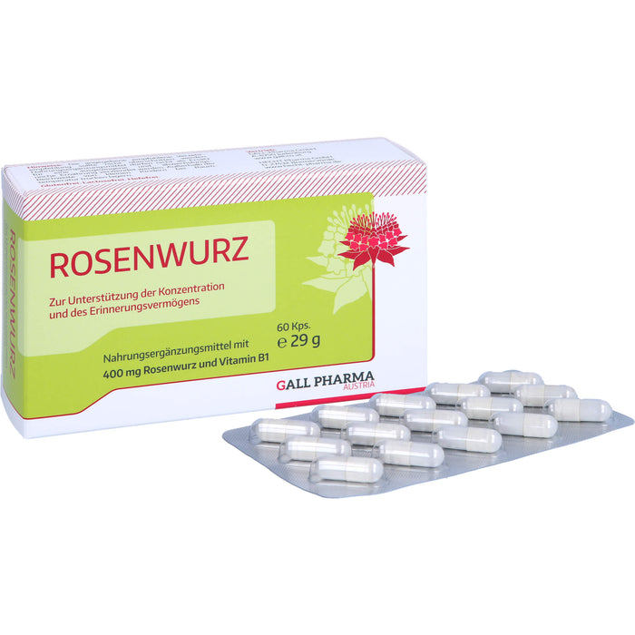 GALL PHARMA Rosenwurz 400 mg GPH Kapseln, 60 St. Kapseln