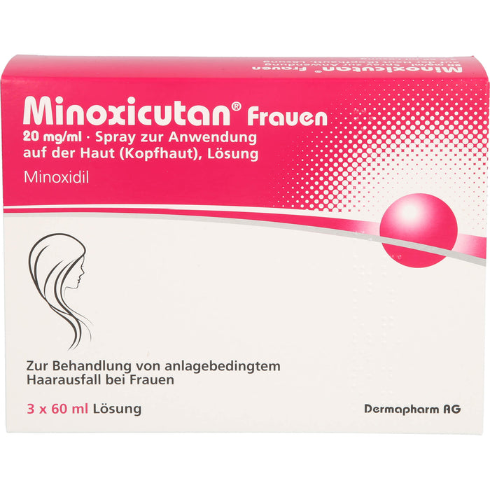 Minoxicutan Frauen 20 mg/ml Spray zur Anwendung auf der Haut, 180 ml Lösung