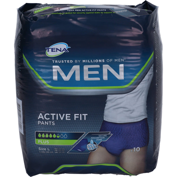 TENA Men Active Fit Pants Plus L, 10 St