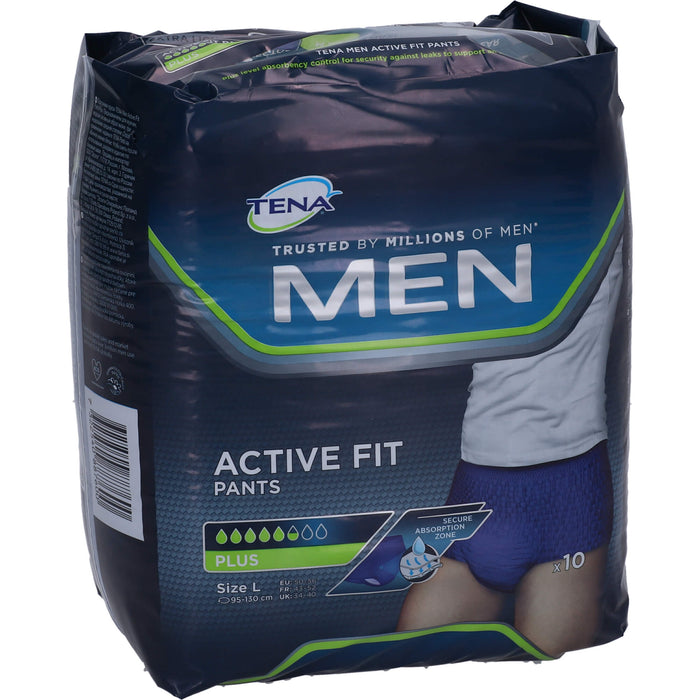 TENA Men Active Fit Pants Plus L, 10 St