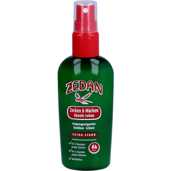 ZEDAN Abwehr Sprühlotion outdoor Zecken Mücken, 100 ml Lösung