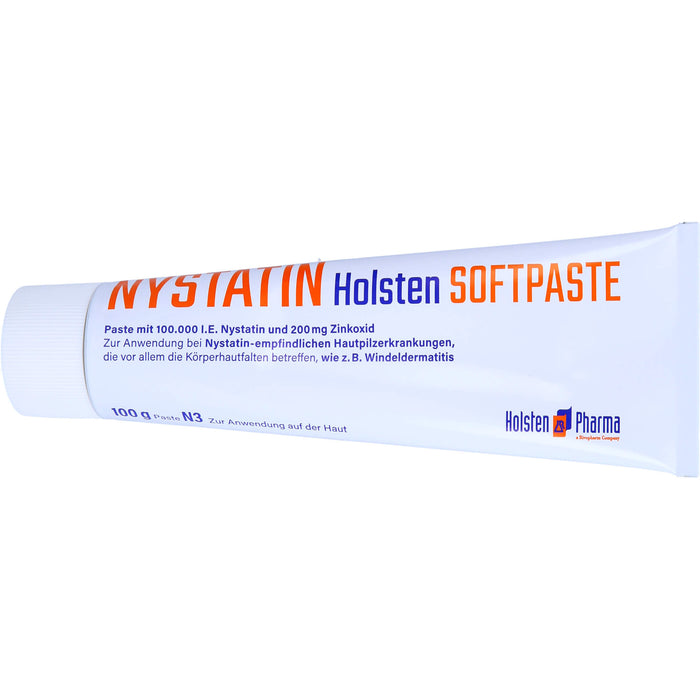 Nystatin Holsten Softpaste, Paste zur Anwendung auf der Haut, 100 g Creme