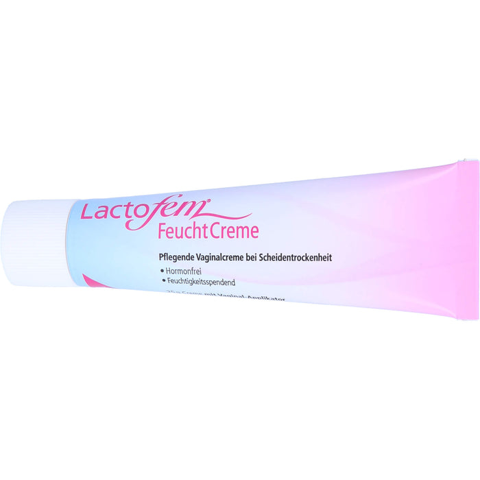 Lactofem Feuchtcreme pflegende Vaginalcreme bei Scheidentrockenheit, 25 g Creme