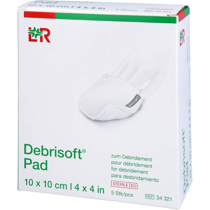 Debrisoft Pad 10x10 cm steril, 5 St KOM