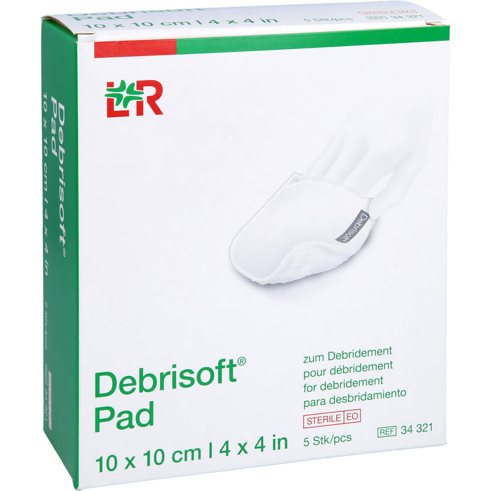 Debrisoft Pad 10x10 cm steril, 5 St KOM