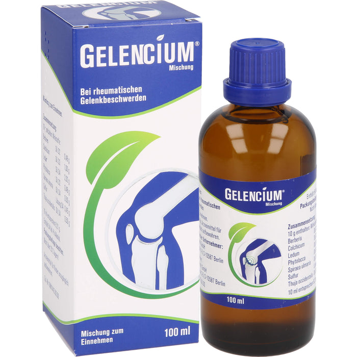 GELENCIUM Mischung bei rheumatischen Gelenkbeschwerden, 100 ml Lösung