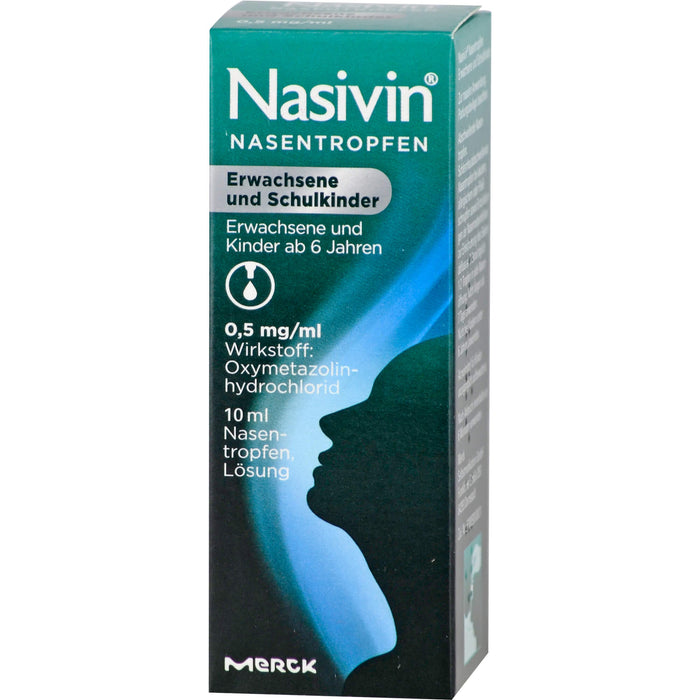 Nasivin Nasentropfen für Erwachsene und Schulkinder, 10 ml Lösung