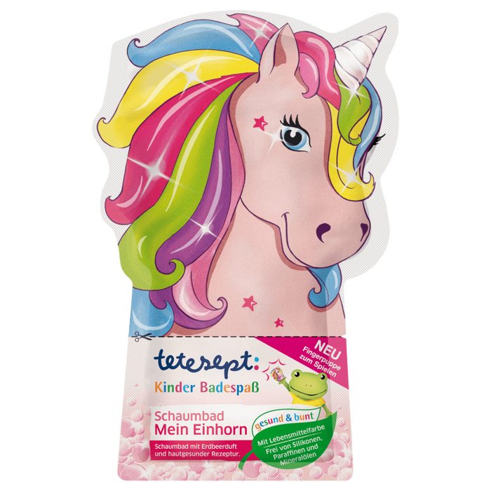 tetesept Kinder Badespaß Schaumbad mein Einhorn, 40 ml Badezusatz