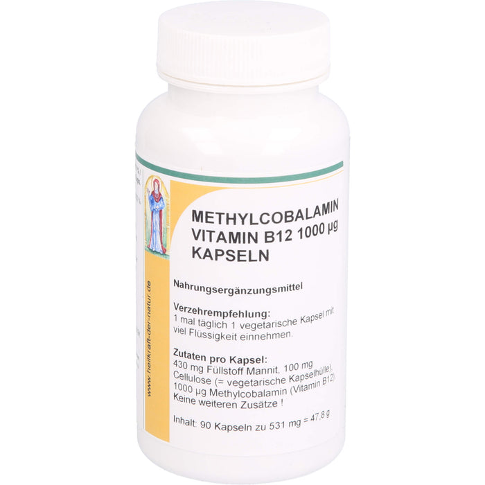 METHYLCOBALAMIN 1000 ug Vitamin B12 Kapseln, 90 St KAP