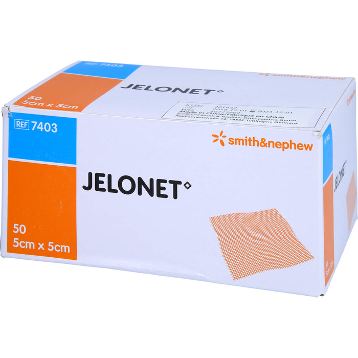 Jelonet Paraffingaze 5x5 cm steril Peelpack, 50 St WGA