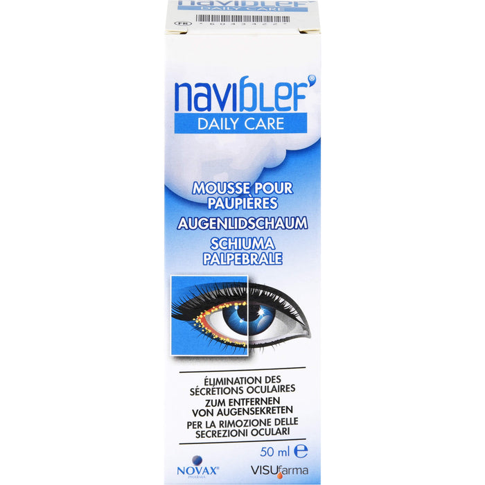 Naviblef Daily Care Augenlidschaum, 50 ml Schaum