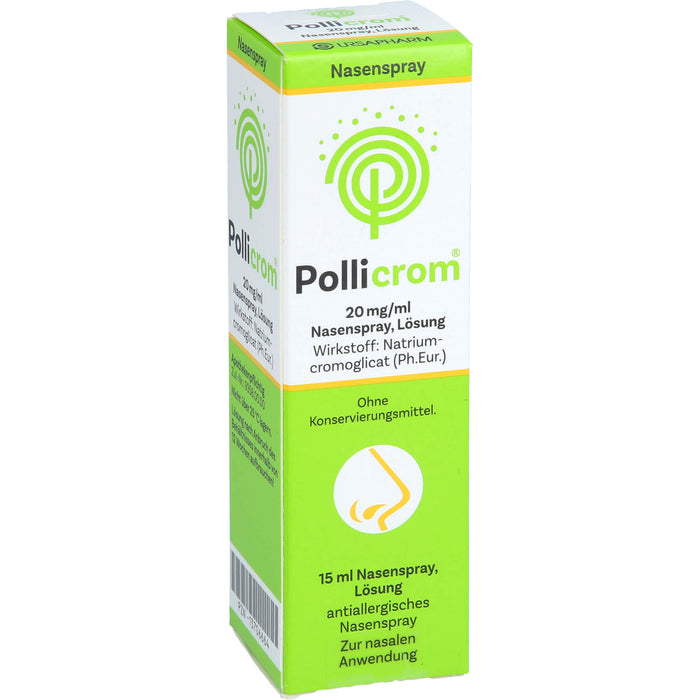 Pollicrom Nasenspray bei allergischem Schnupfen und Heuschnupfen, 15 ml Lösung