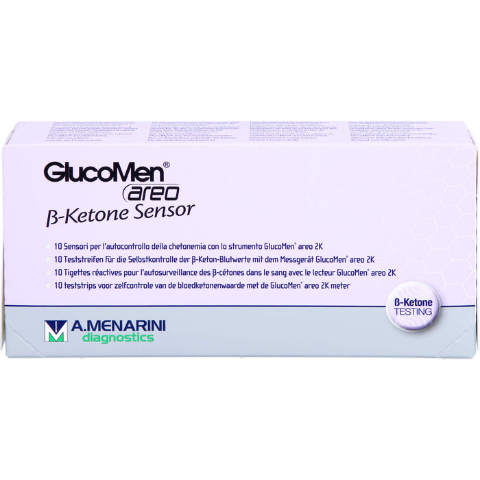 GlucoMen areo 2K B-Ketone Sensor, 10 St TTR