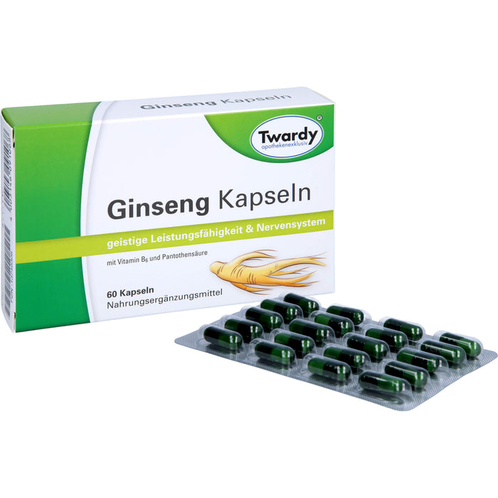 Twardy Ginseng Kapseln, 60 St. Kapseln