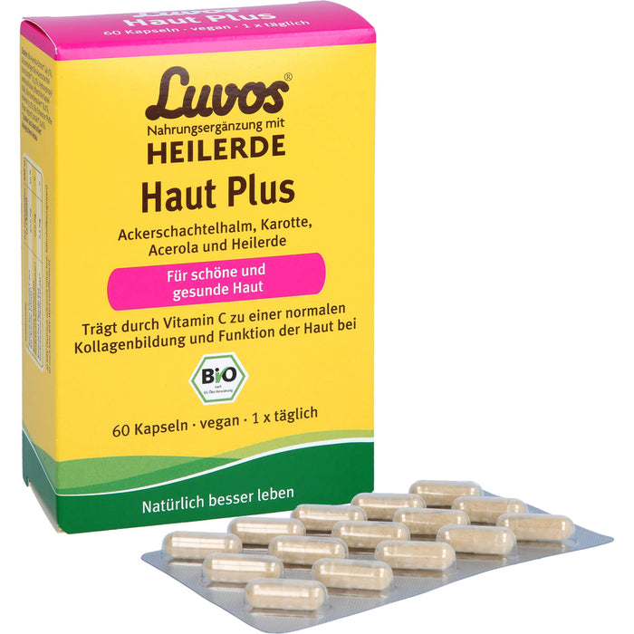 Luvos Heilerde BIO Haut Plus Kapseln für schöne und gesunde Haut, 60 St. Kapseln