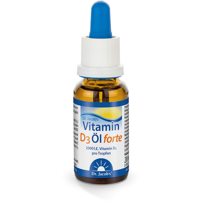Vitamin D3 Öl forte 2000IE hochdosiert Dr. Jacob's, 20 ml Lösung
