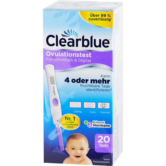 Clearblue Ovulationstest FORTSCHRITTLICH & DIGITAL, 20 St. Test