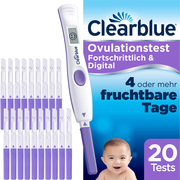 Clearblue Ovulationstest FORTSCHRITTLICH & DIGITAL, 20 St. Test