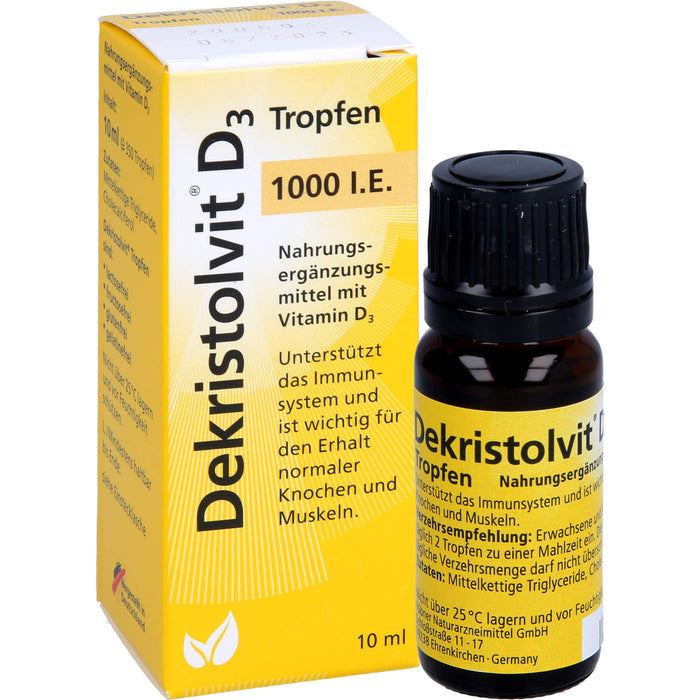 Dekristolvit D3 Tropfen 1000 I.E., 10 ml Lösung