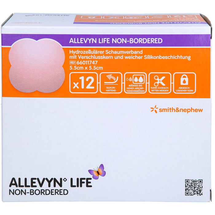 ALLEVYN Life Non-Bordered 5,5 x 5,5cm, 12 St VER
