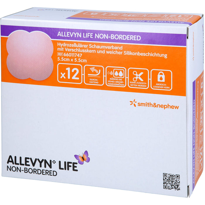 ALLEVYN Life Non-Bordered 5,5 x 5,5cm, 12 St VER