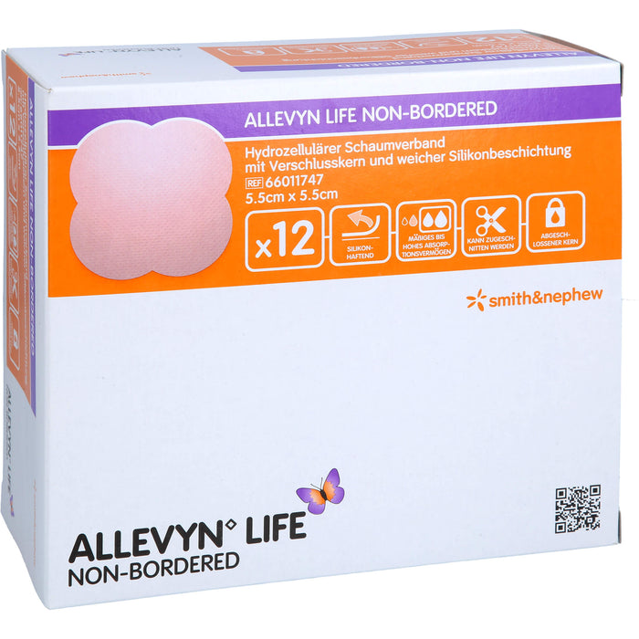 ALLEVYN Life Non-Bordered 5,5 x 5,5cm, 12 St VER