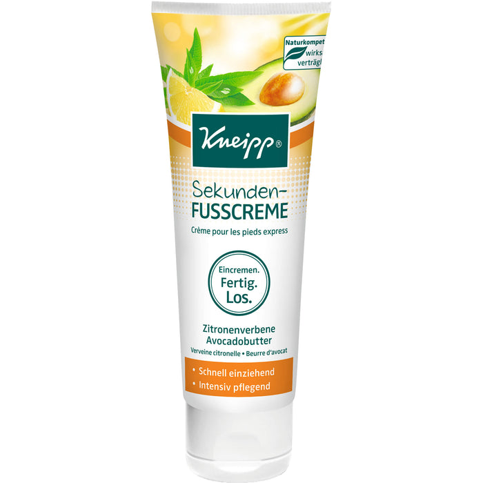 Kneipp Sekunden Fußcreme schnell einziehend, intensiv pflegend, 75 ml Creme