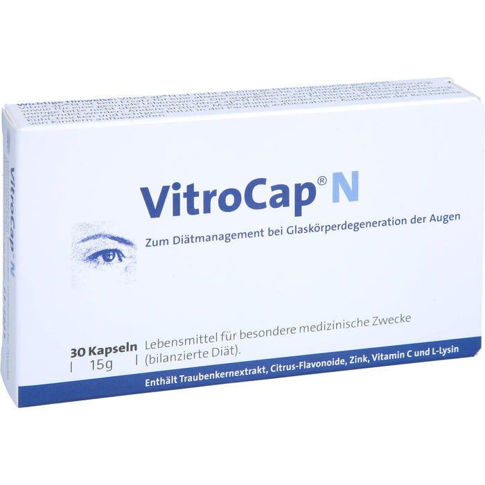 VitroCap N Kapseln bei Glaskörperdegeneration der Augen, 30 St. Kapseln