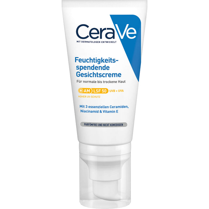 CeraVe feuchtigkeitsspendende Gesichtscreme, 52 ml Cream