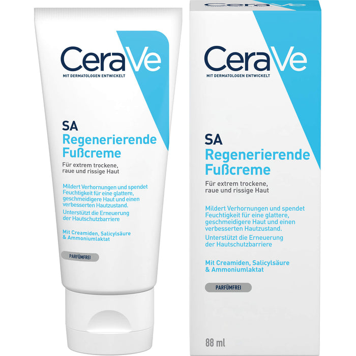 CeraVe SA regenerierende Fußcreme, 88 ml Creme