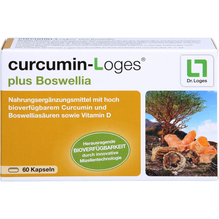 curcumin-Loges plus Boswellia Kapseln, 60 St., 60 St. Kapseln