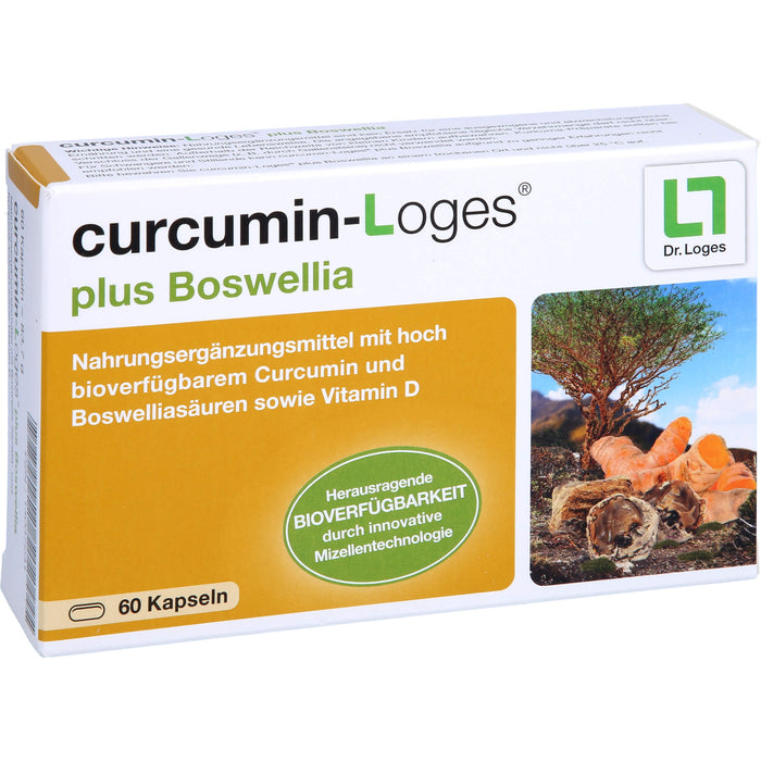 curcumin-Loges plus Boswellia Kapseln, 60 St., 60 St. Kapseln