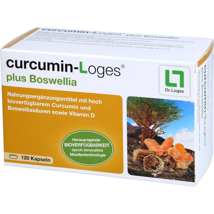 curcumin-Loges plus Boswellia Kapseln, 120 St., 120 St. Kapseln