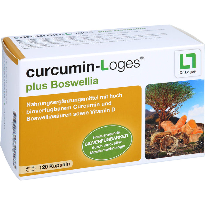 curcumin-Loges plus Boswellia Kapseln, 120 St., 120 St. Kapseln