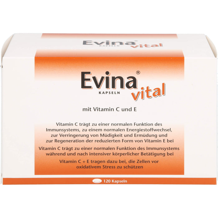 Evina vital Kapseln bei Vitamin C Mangelzuständen, 120 St. Kapseln