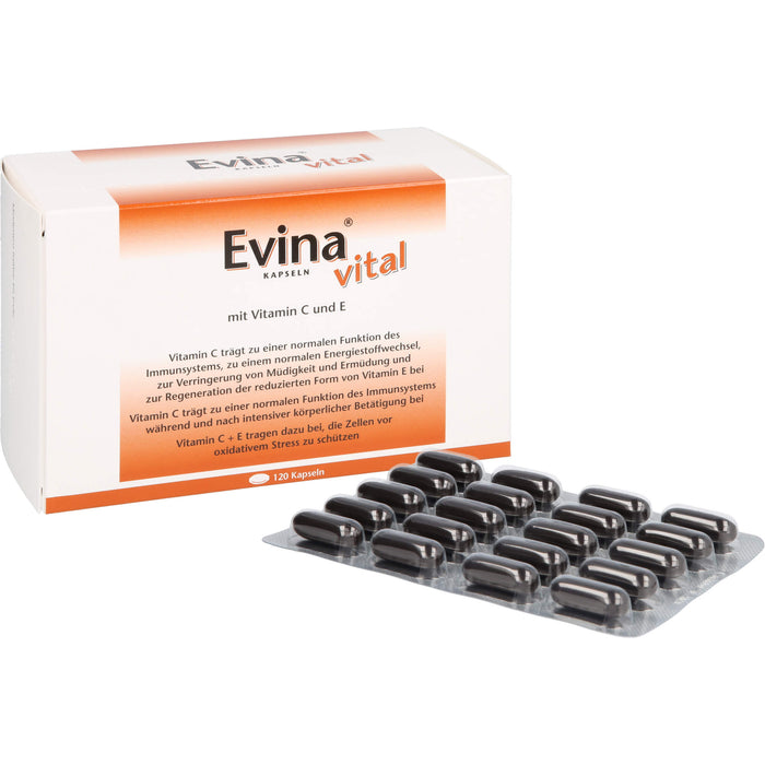 Evina vital Kapseln bei Vitamin C Mangelzuständen, 120 St. Kapseln