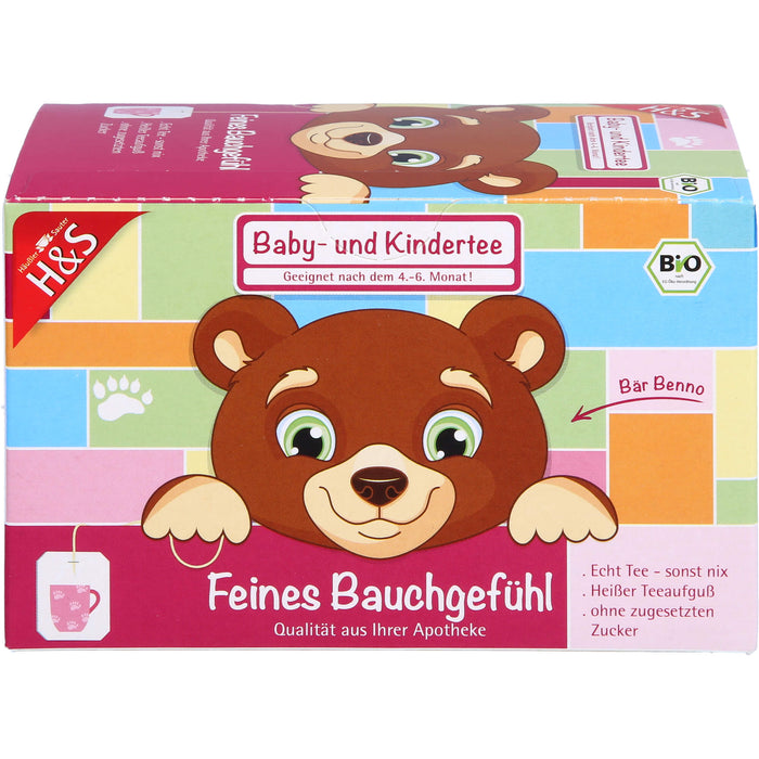 H&S Feines Bauchgefühl (Bio Baby- und Kindertee), 20X1.5 g FBE