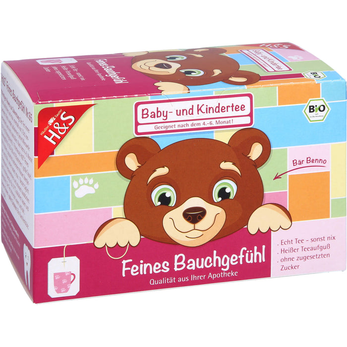 H&S Feines Bauchgefühl (Bio Baby- und Kindertee), 20X1.5 g FBE