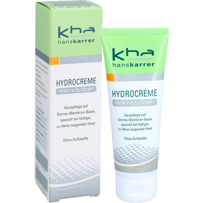 Hans Karrer Hydrocreme Mikrosilber bei normaler bis fettiger Haut, 75 ml Creme