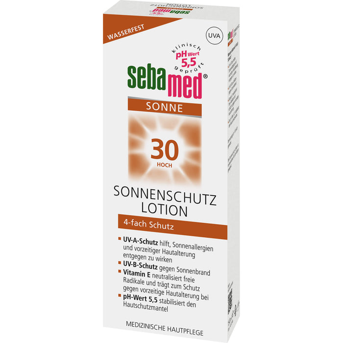 Sebamed Sonnenschutz Lotion LSF 30, 150 ml Lotion